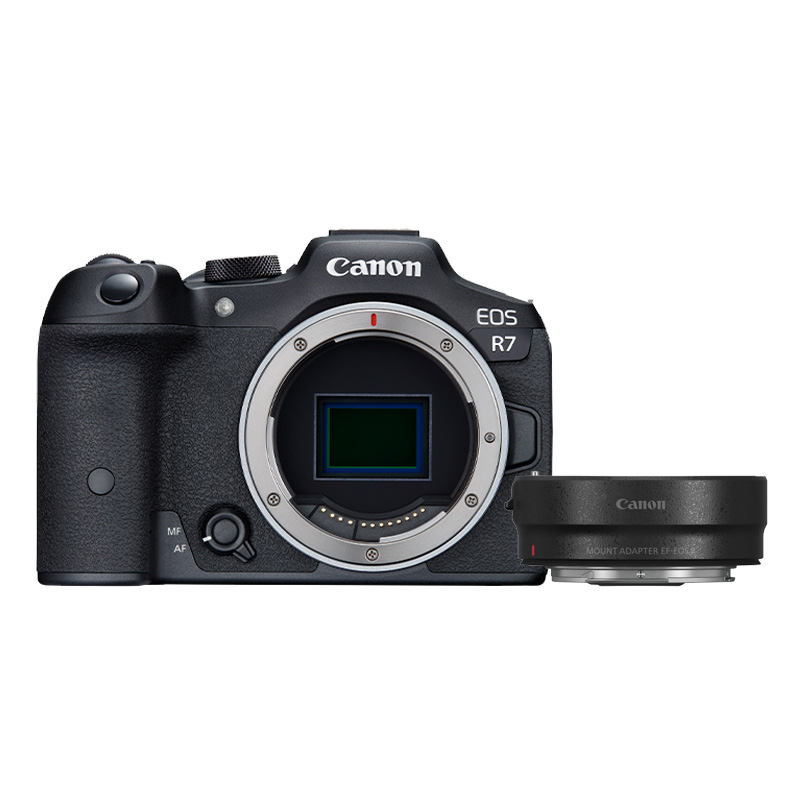 Canon EOS R7 Body + EF - RF Mount Adapter